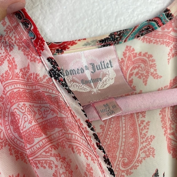 Romeo & Juliet couture paisley cover up kimono size M - Picture 5 of 5
